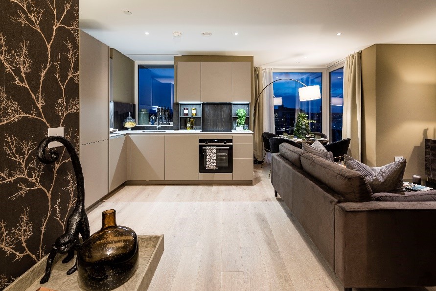 Coda show apartment - kitchen